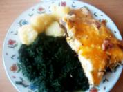 Hausmannskost : Spinat und Rührei - Rezept