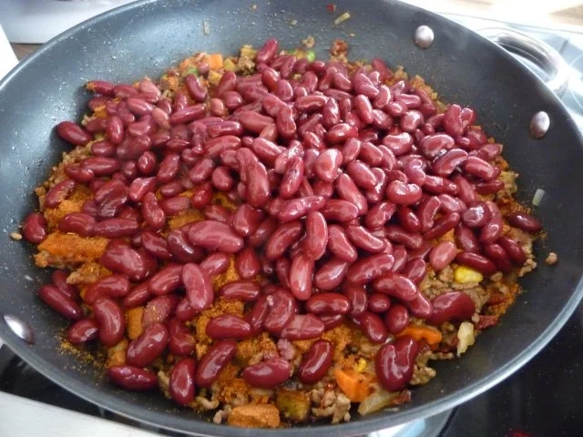 Hackfleisch : Chili con carne mit Gemüse - Rezept - Bild Nr. 12