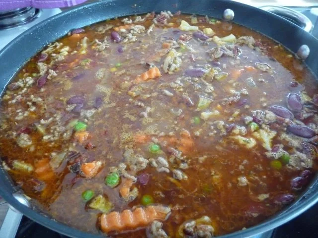 Hackfleisch : Chili con carne mit Gemüse - Rezept - Bild Nr. 14
