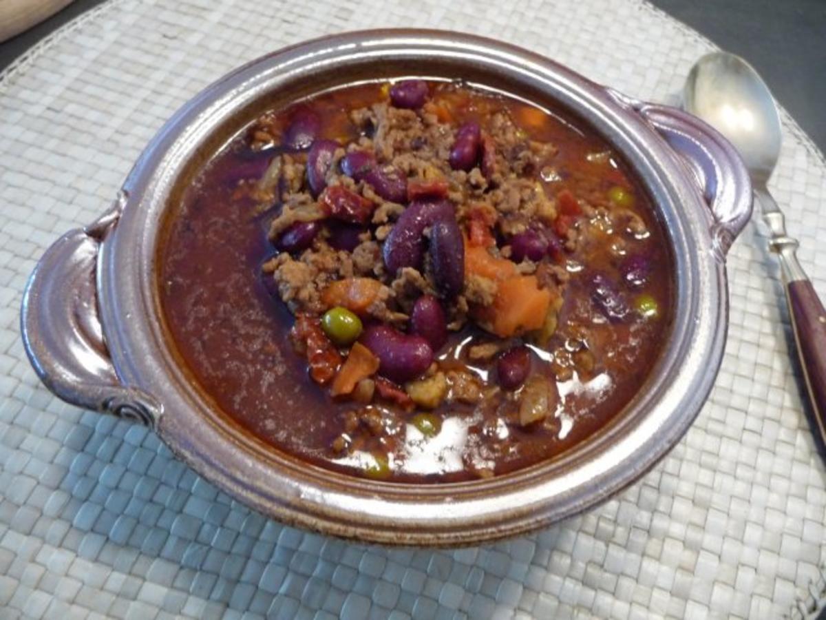 Hackfleisch : Chili con carne mit Gemüse - Rezept - kochbar.de