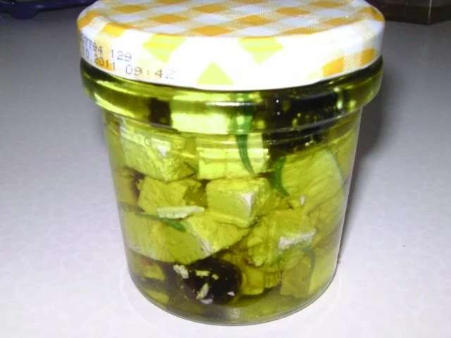 eingelegter Schafskäse - Rezept