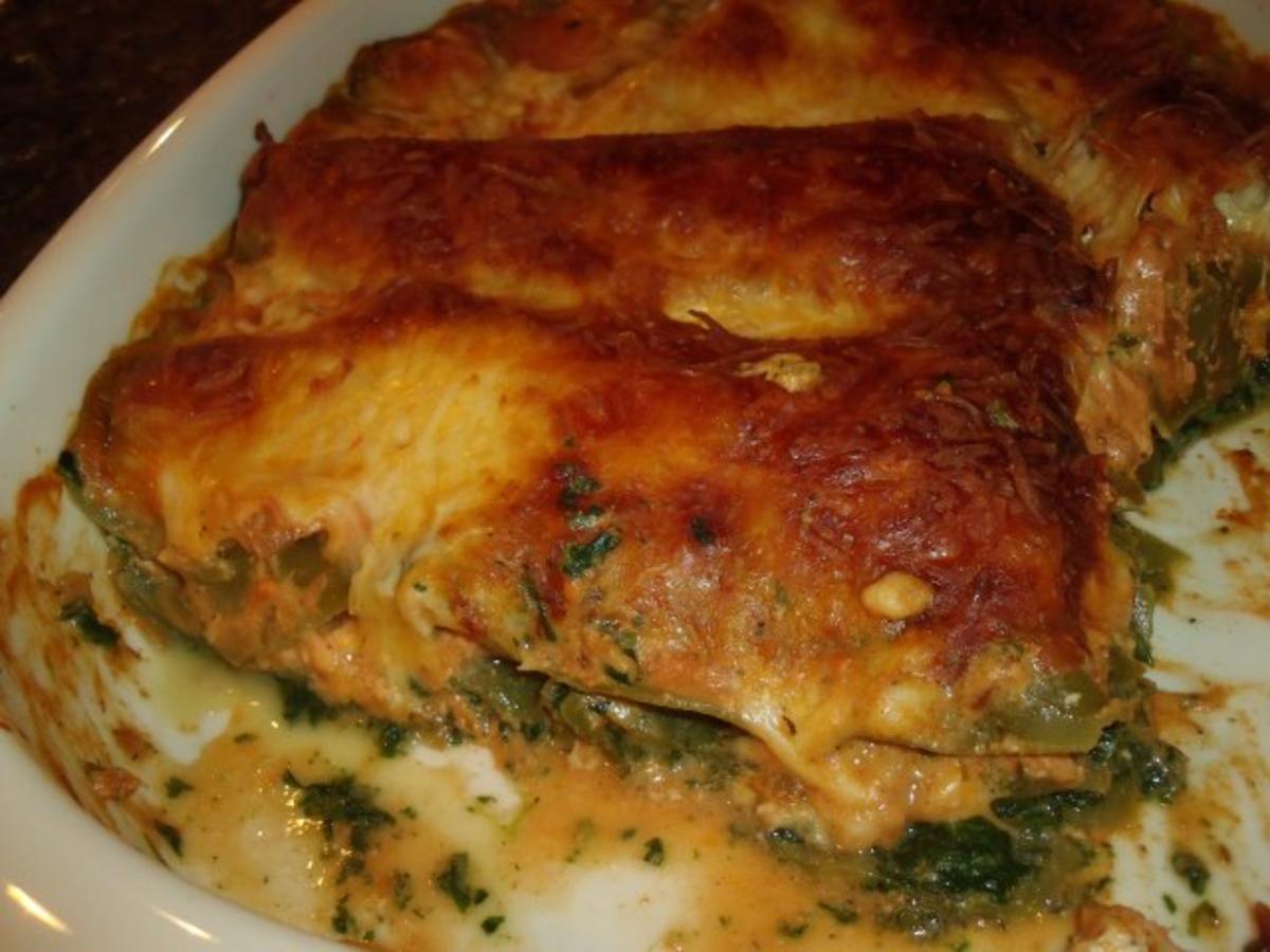 Bilder für Lachs-Spinat-Lasagne - Rezept