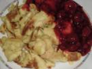Kratzede mit roter Grütze - Rezept