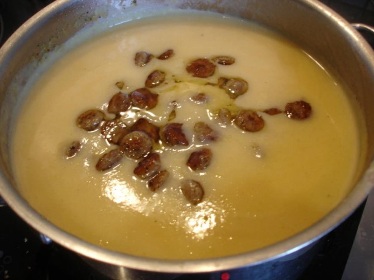 Steckrübenrahmsuppe mit Nürnberger Rostbratwürstchen - Rezept - Bild Nr. 17