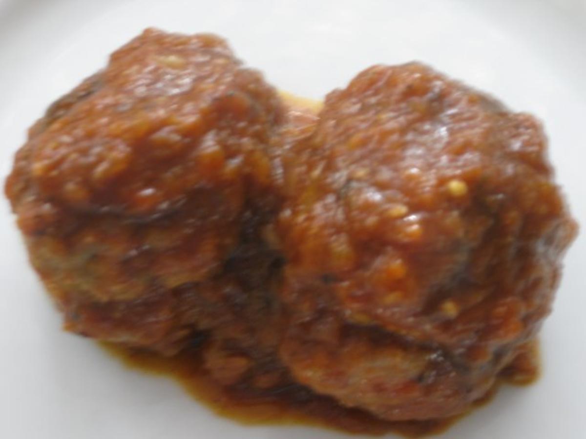 Fleischklößchen in Tomatensauce auf kanarische Art - albóndigas - Rezept - Bild Nr. 3