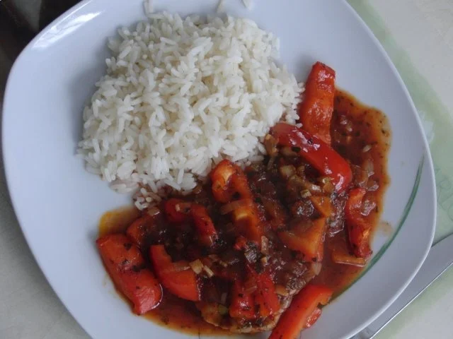 Schwein : Minutenschnitzel auf zwei Möglichkeiten serviert, die 7-Bilder sprechen den Rest - Rezept - Bild Nr. 3