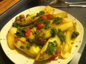 Gebratener Chicorée mit Zitronen-Petersilien-Pesto - Rezept
