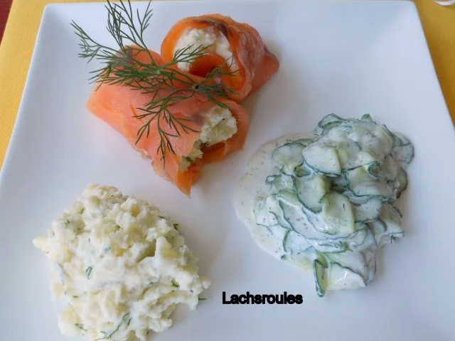 Rezept: Lachsroulés mit frischem Dill Bild Nr. 6 Lachsroulés mit frischem Dill - Rezept - Bild Nr. 6