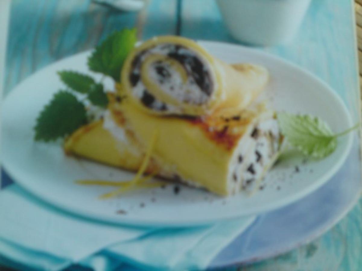 Bilder für Pfannkuchen mit Quarkfüllung - Rezept