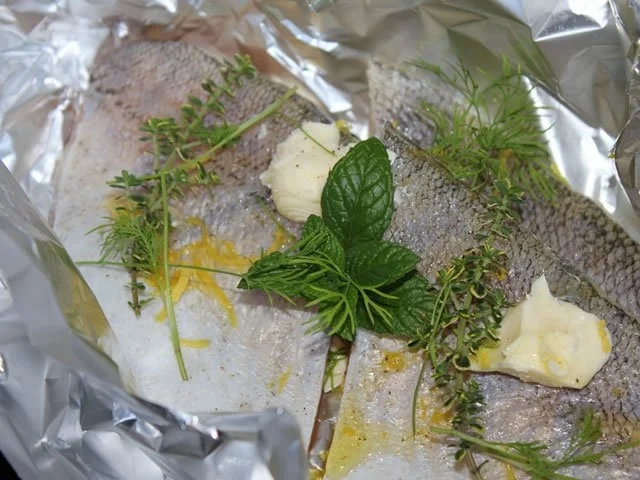 gegrillter Zander mit Kräuterbaguette - Rezept - Bild Nr. 3