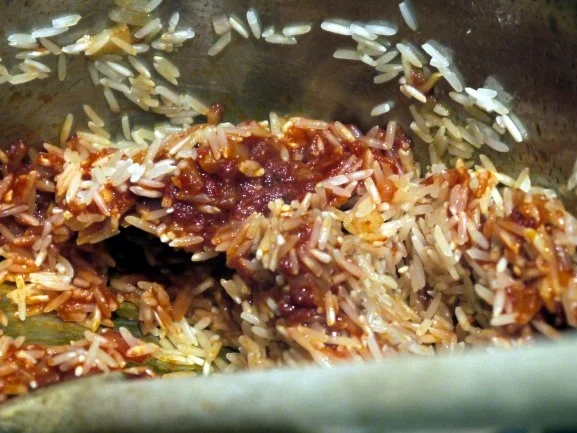 Mediterrane Hackfleischpfanne mit Tomatenreis - Rezept - Bild Nr. 5