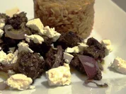 Mediterrane Hackfleischpfanne mit Tomatenreis - Rezept