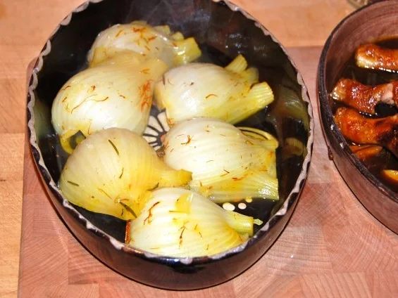 GESCHMORTER FENCHEL IM SAFRAN - GEMÜSESUD  /  FENOUIL BRAISÉ AU SAFRAN - Rezept - Bild Nr. 12