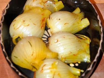 GESCHMORTER FENCHEL IM SAFRAN - GEMÜSESUD  /  FENOUIL BRAISÉ AU SAFRAN - Rezept - Bild Nr. 14