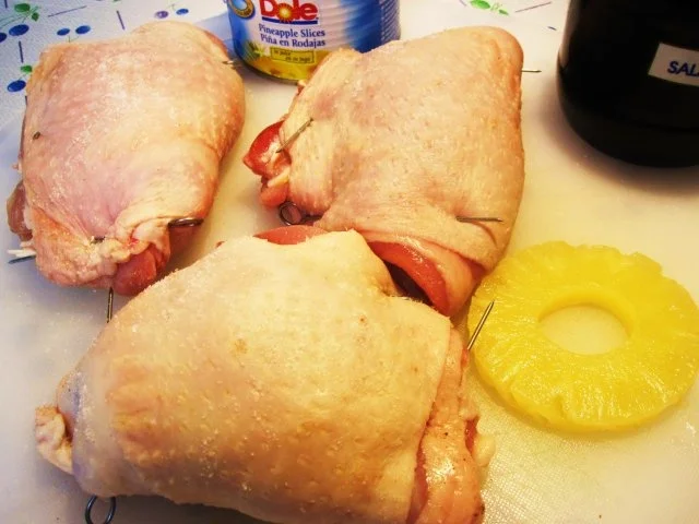 Hähnchenschenkel "Hawaii" ... - Rezept - Bild Nr. 7