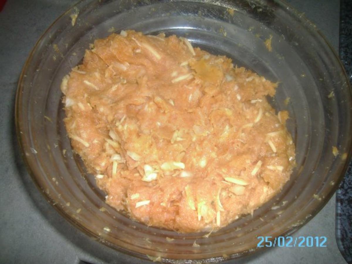 Putenfleischlaibchen mit Kartoffelpüree - Rezept - Bild Nr. 4