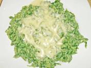Hausgemachte Spinatspätzle - Rezept