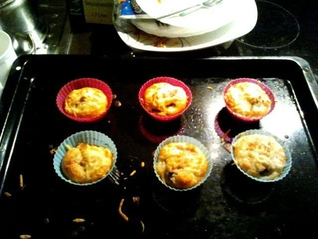 Muffins mit Hackfleischfüllung - Rezept