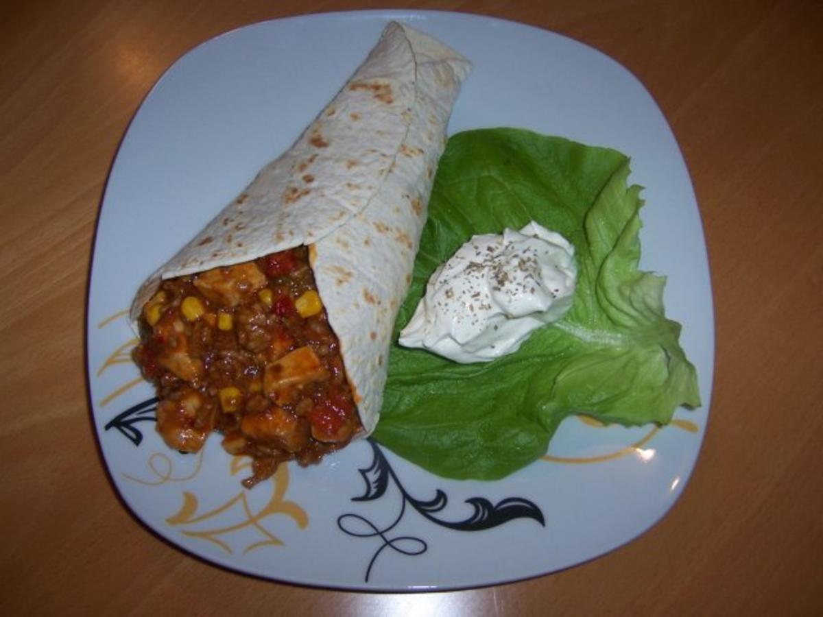 Mexikanische Wraps "Chichen Itza" - Rezept