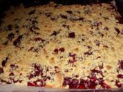 Kirschstreusel vom Blech - Rezept