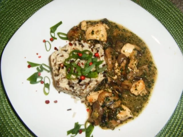 Rezept: Hähnchen-Pilz-Pfanne Hähnchen-Pilz-Pfanne - Rezept