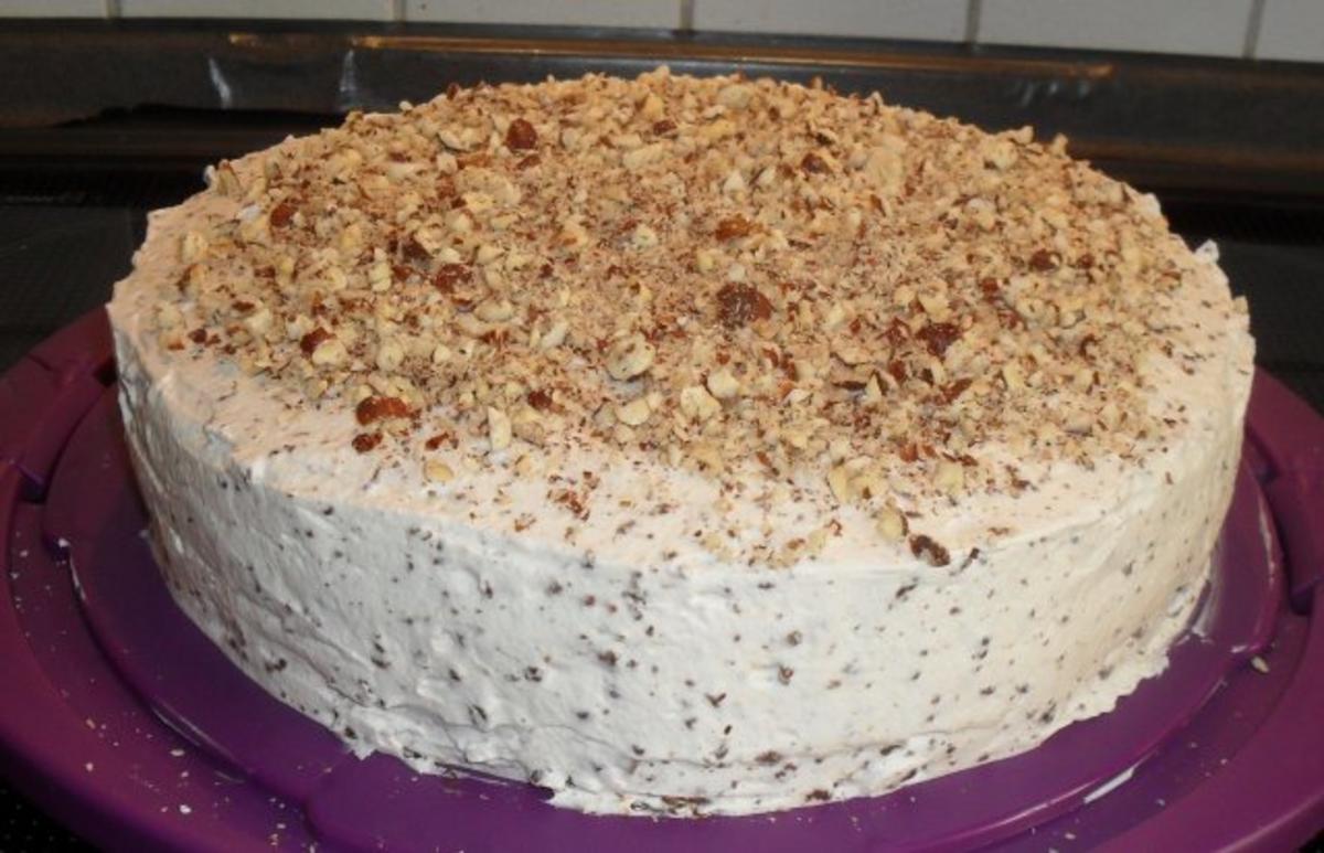 Rocher-Kuchen - Rezept