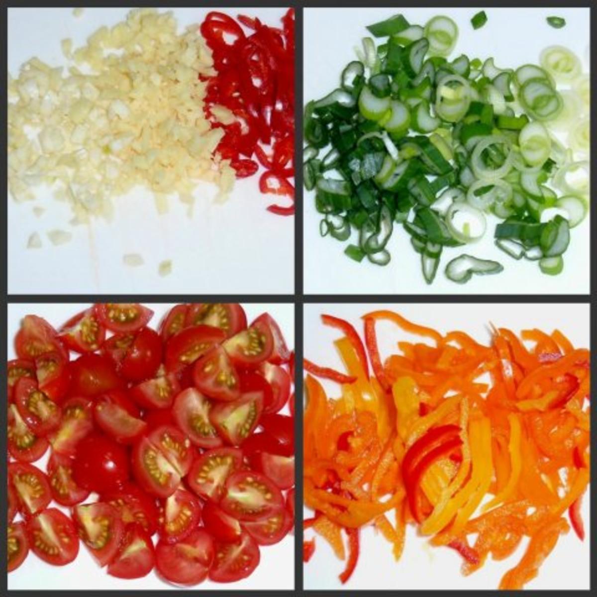 Asiatischer Tomaten-Paprikasalat - Rezept - Bild Nr. 3
