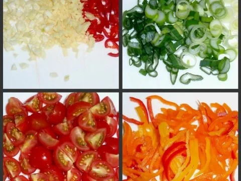 Asiatischer Tomaten-Paprikasalat - Rezept - Bild Nr. 3