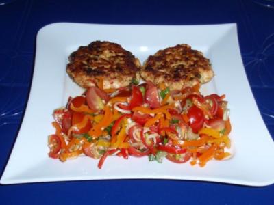Rezept: Asiatischer Tomaten-Paprikasalat Asiatischer Tomaten-Paprikasalat - Rezept