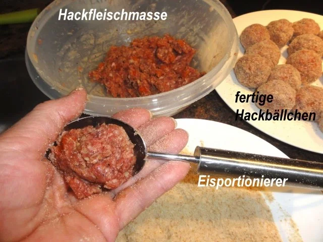 Fleisch:    HACKBÄLLCHEN mediterran - Rezept - Bild Nr. 5