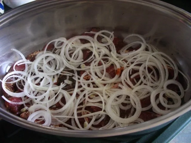 Rezept: Schweinenackensteak mariniert mit Champignons Bild Nr. 7 Schweinenackensteak mariniert mit Champignons - Rezept - Bild Nr. 7