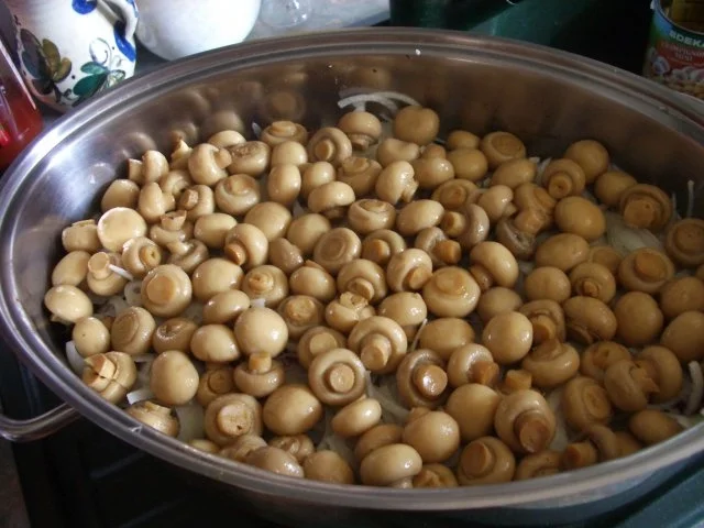 Rezept: Schweinenackensteak mariniert mit Champignons Bild Nr. 8 Schweinenackensteak mariniert mit Champignons - Rezept - Bild Nr. 8