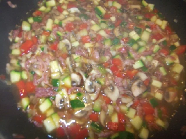 Schnelle bunte Nudelsoße - Rezept - Bild Nr. 5