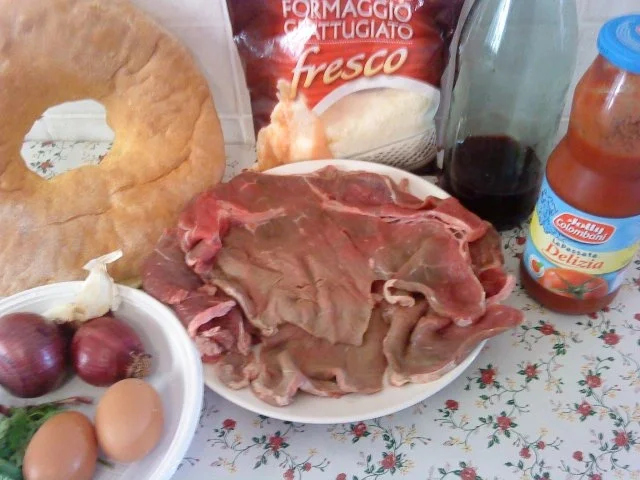 Zwergi's Rinder - Roulade mit besonderer Fuellung an Tomatensauce und Reis - Rezept - Bild Nr. 2