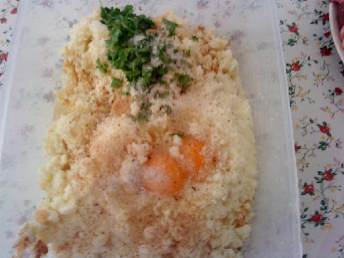 Zwergi's Rinder - Roulade mit besonderer Fuellung an Tomatensauce und Reis - Rezept - Bild Nr. 7