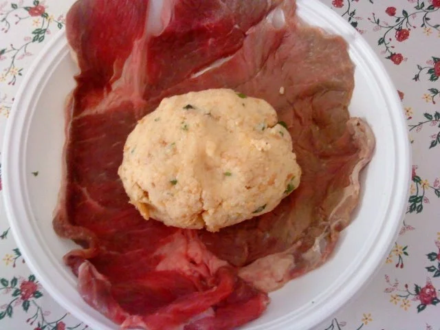 Zwergi's Rinder - Roulade mit besonderer Fuellung an Tomatensauce und Reis - Rezept - Bild Nr. 9