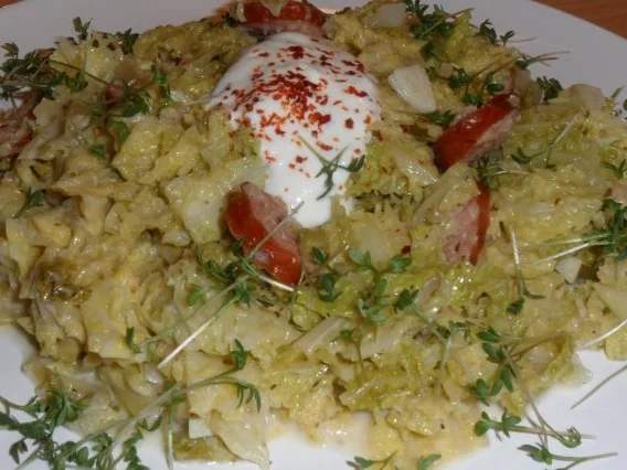 Wirsing aus der Pfanne - Rezept