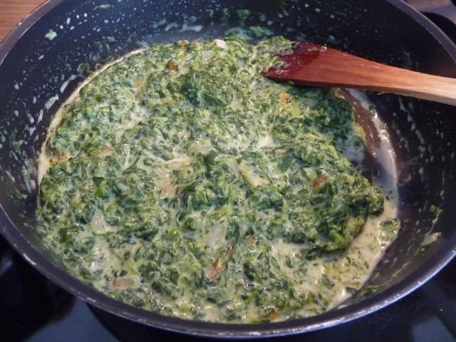 Rezept: Fleischlose : Dinkelnudeln mit Ei und Spinat Bild Nr. 6 Fleischlose : Dinkelnudeln mit Ei und Spinat - Rezept - Bild Nr. 6