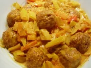 Thüringer-Mettklößchen mit Paprikagemüse - Rezept