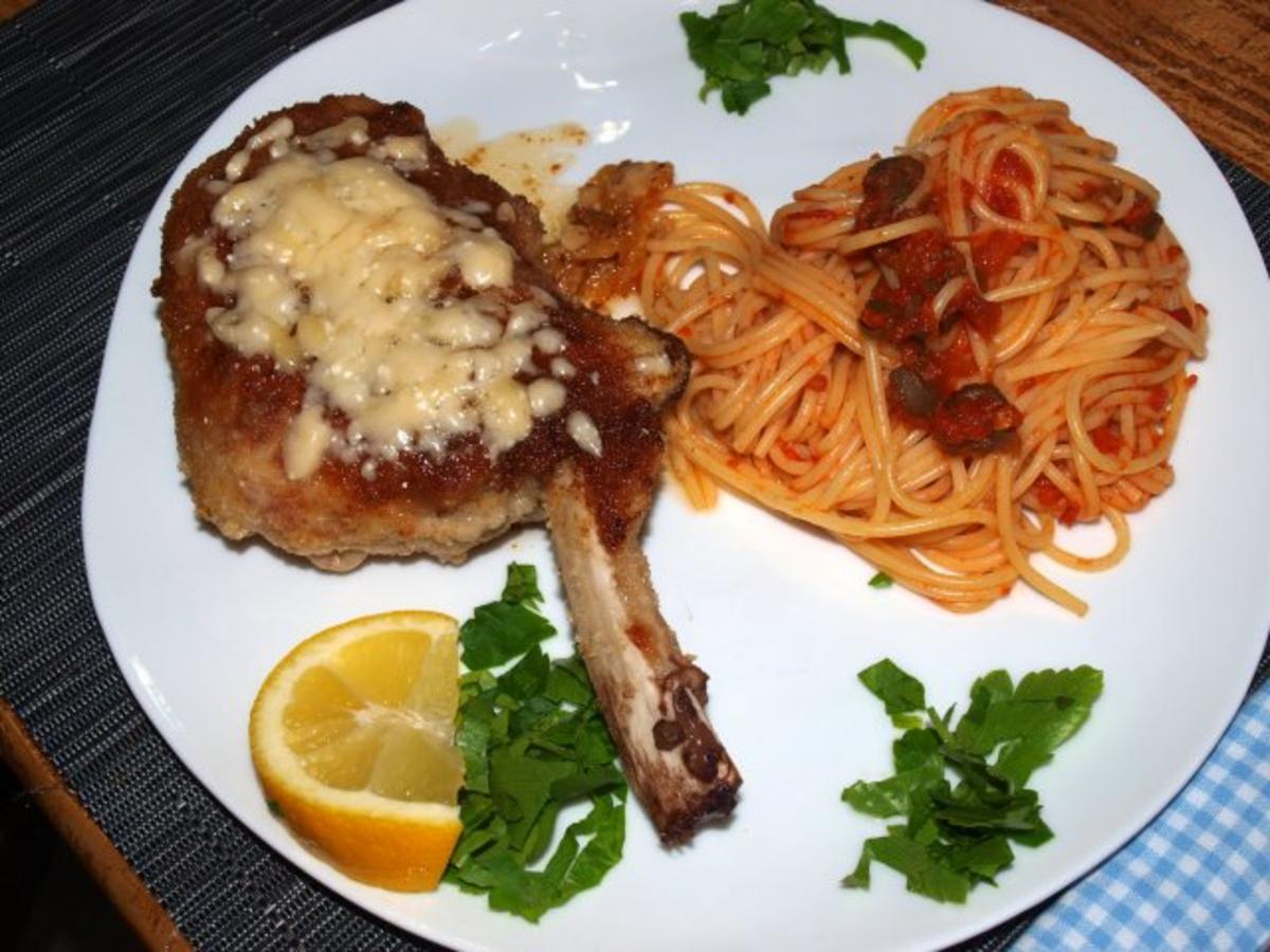 Panierte Kalbskoteletts mit Parmesankruste (Braciole alla parmigiana) -
Rezept Eingereicht von pasta-michele