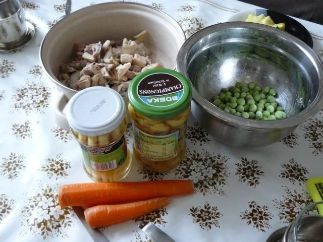 Hühnerfrikassée - Rezept