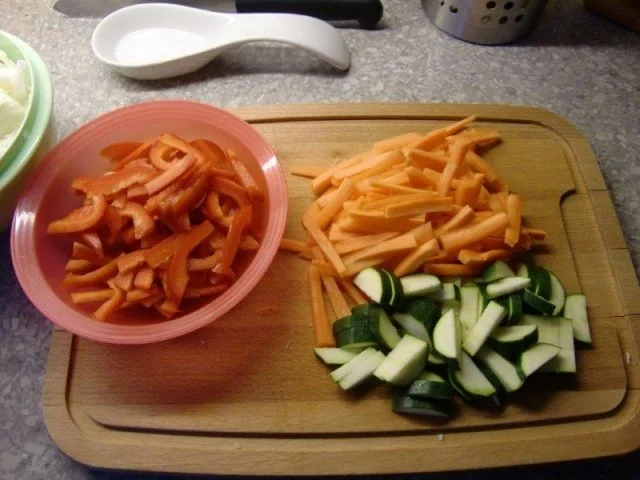 Hähnchenbrust mit Chinakohlgemüse - Rezept - Bild Nr. 3