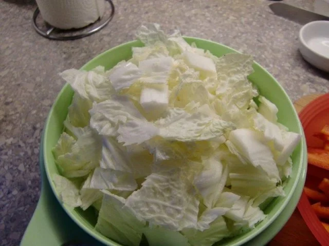 Hähnchenbrust mit Chinakohlgemüse - Rezept - Bild Nr. 4