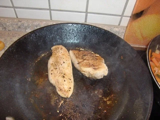 Hähnchenbrust mit Chinakohlgemüse - Rezept - Bild Nr. 9