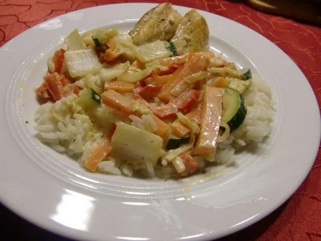 Hähnchenbrust mit Chinakohlgemüse - Rezept - Bild Nr. 10