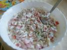 Würziger Schinken-Käse-Salat - Rezept