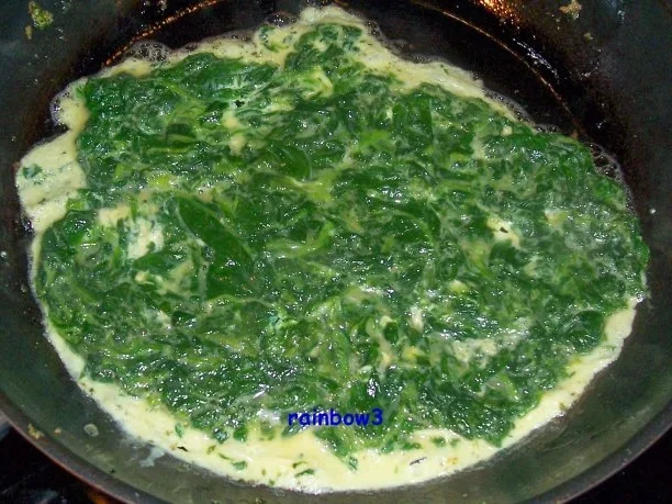 Kochen: Spinat-Omelett - Rezept - Bild Nr. 3
