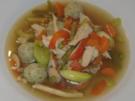 Hochzeitssuppe mit Huhn und Grießknödel - Rezept