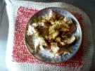 Curry-Hähnchenbrustsalat mit Lauch und Champignons - Rezept