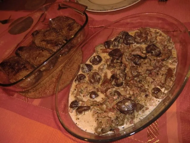 Rindersteak mit Pfifferlingen und Maronen - Rezept - Bild Nr. 5